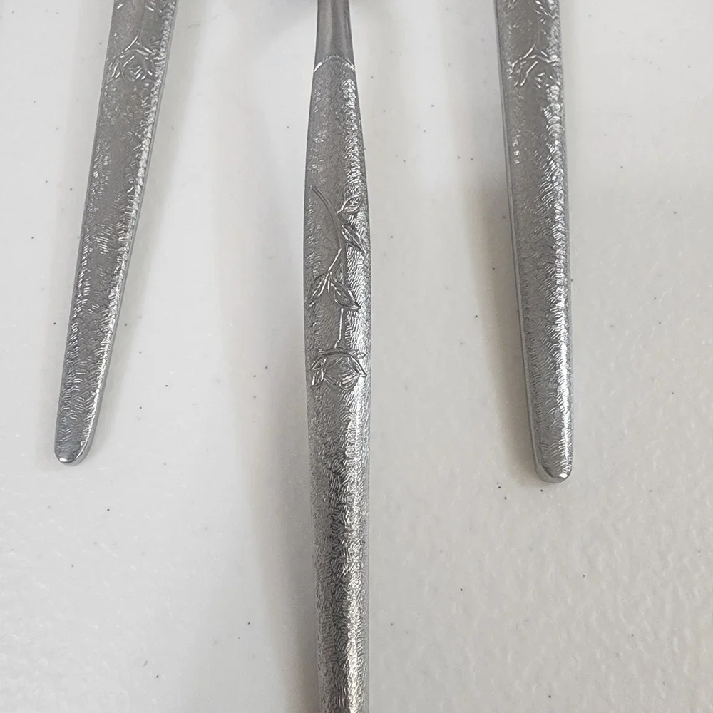 National Silver FLEUR Stainless NASCO Rose Japan Silverware replacement Flatware